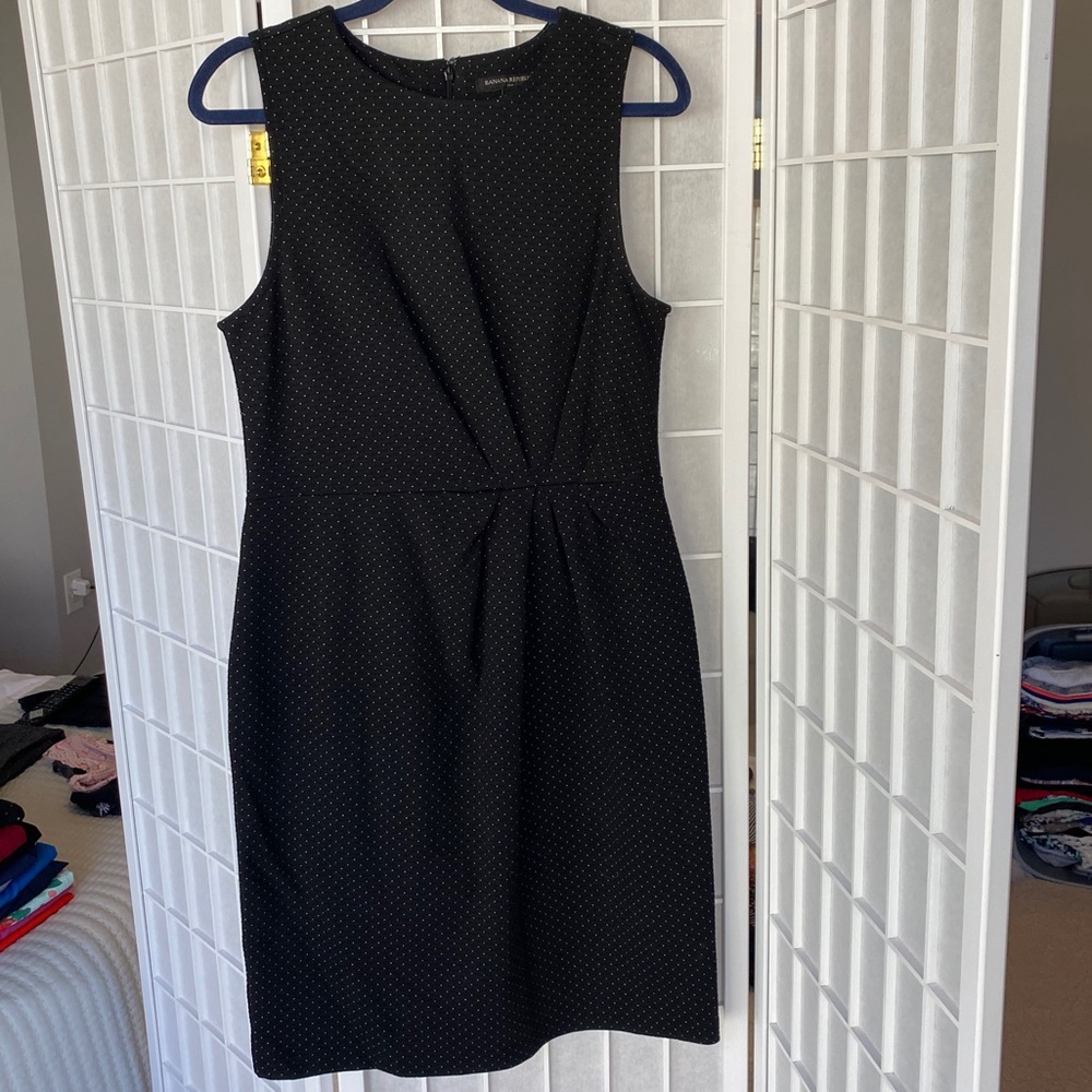 Banana Republic Black Shift Dress